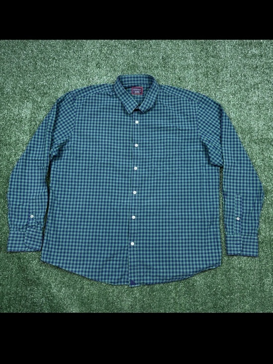 UNTUCKit Other - Untuckit Button Up Shirt Mens Size 2XL Green Plaid Checkered Long Sleeve